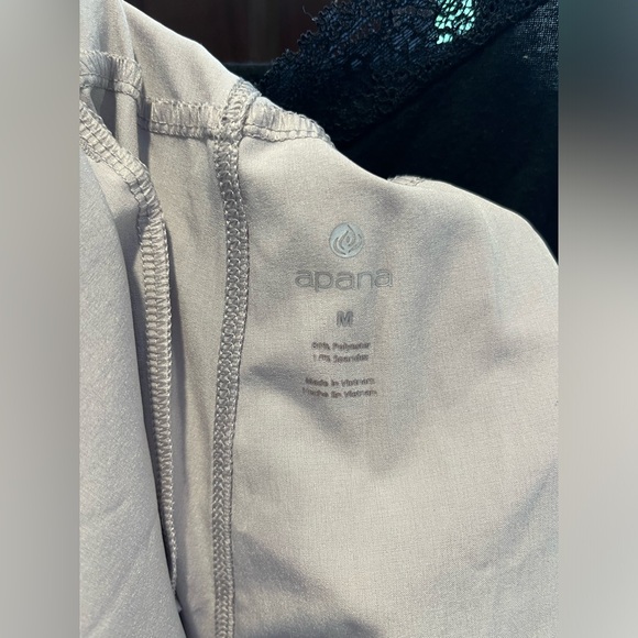 Apana (from Nordstrom Rack) medium athletic shorts. EUC. Dusky gray. - Picture 3 of 8